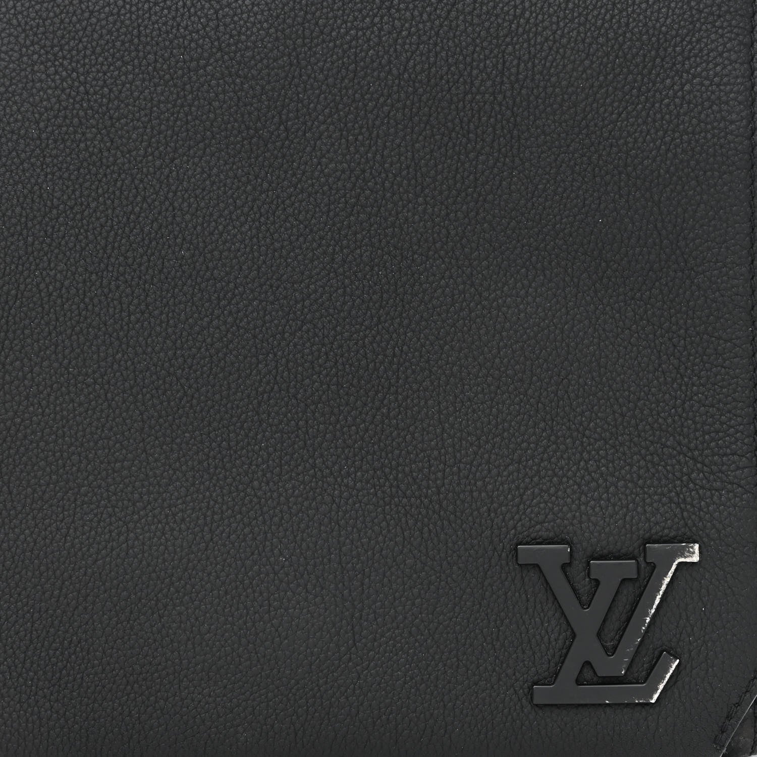 Louis Vuitton Calfskin Aerogram Messenger Black 7 of 11