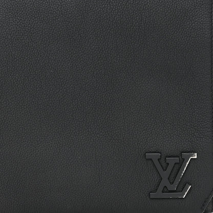 Louis Vuitton Calfskin Aerogram Messenger Black 7 of 11