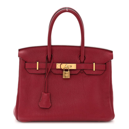 Hermes Togo Birkin 30 Rubis 1 of 14