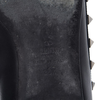 Valentino Garavani Nappa Rockstud Cage Ballerina Flats 36.5 Black 15 of 16