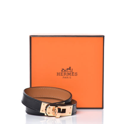 Hermes Box Kelly Double Tour Bracelet T3 Black 7 of 7