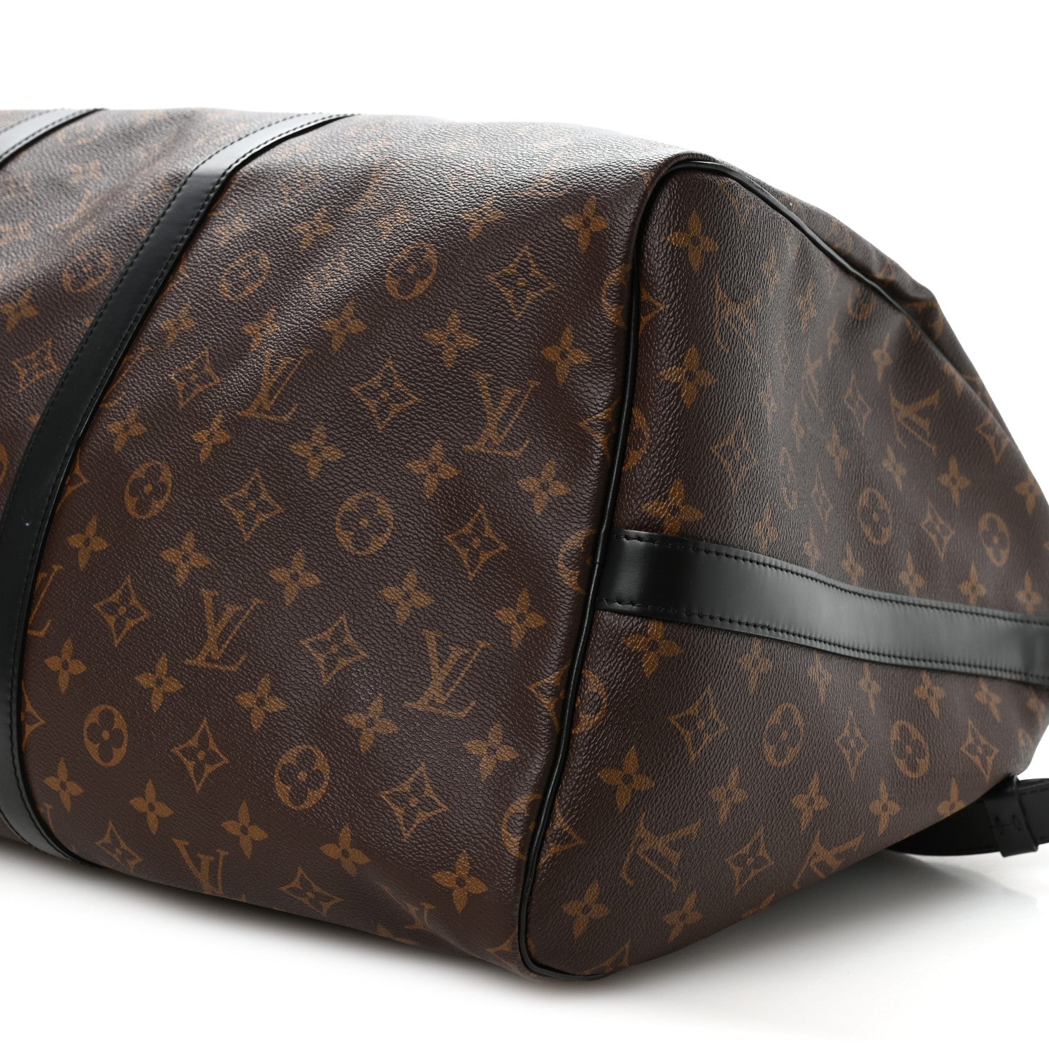 Louis Vuitton Monogram Macassar Keepall Bandouliere 55 8 of 8