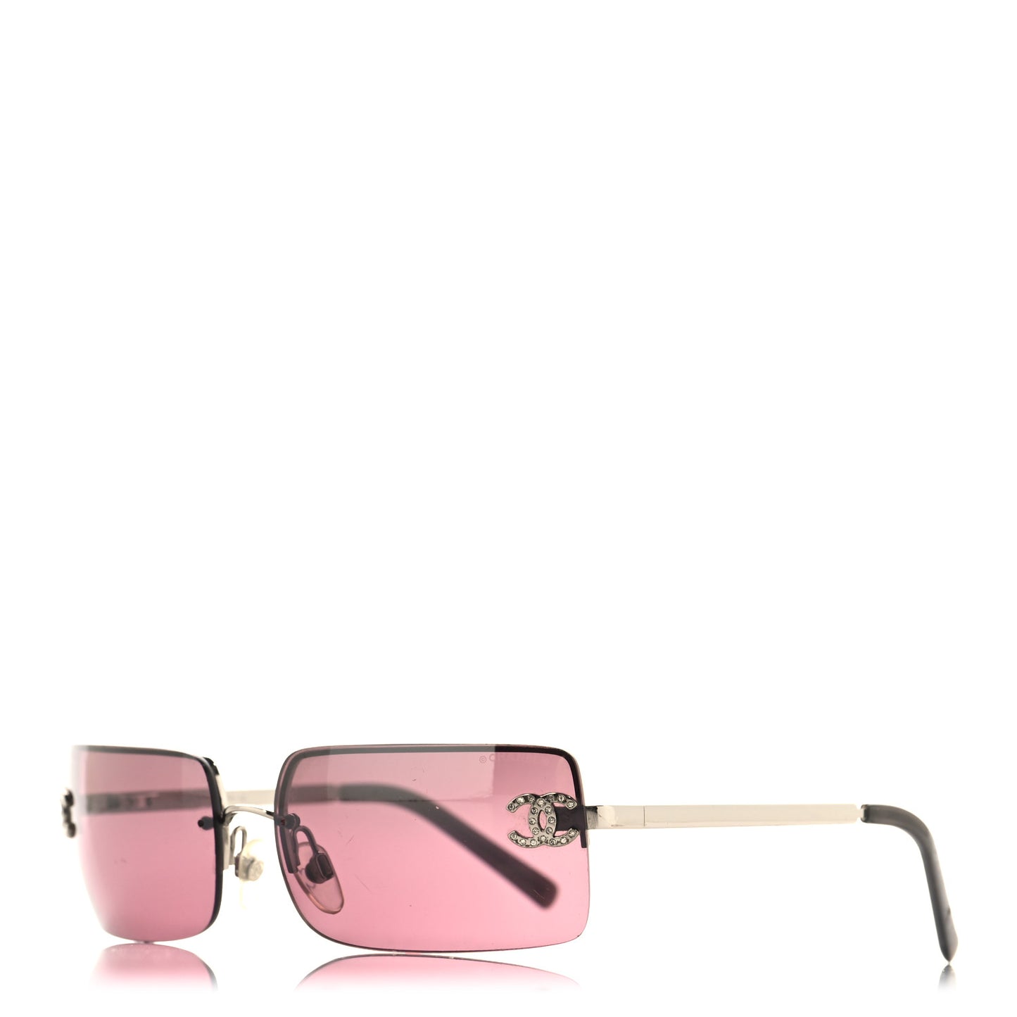Crystal CC Logo Sunglasses 4104-B