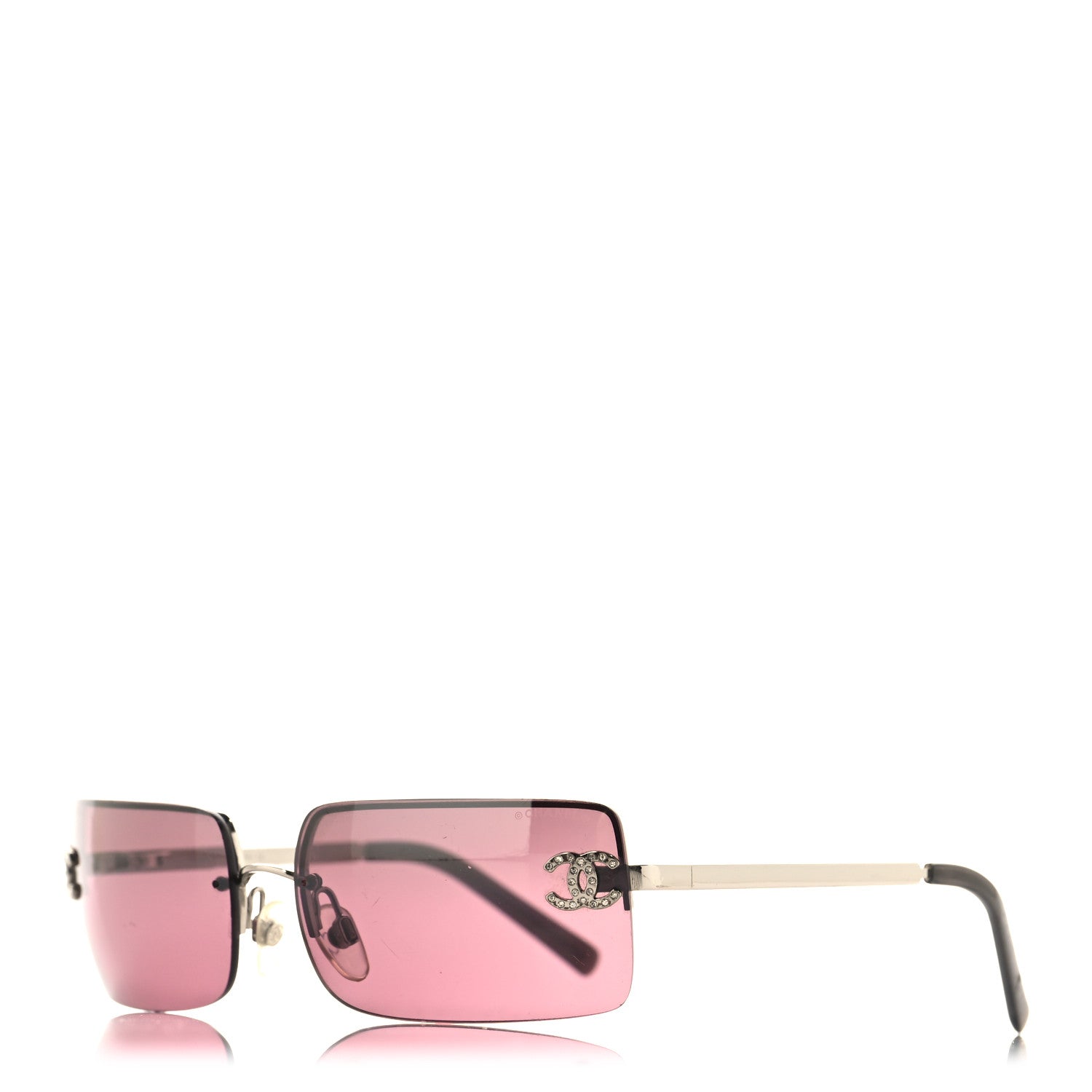 Chanel Crystal CC Logo Sunglasses 4104-B 1 of 6