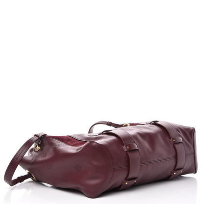 Chloe Smooth Calfskin Embossed Tao Zipped Tote Burnt Brown 4 of 9