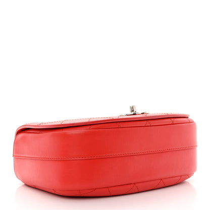 Chanel Calfskin Stitched Ring My Bag Flap Crossbody Red 4 of 16