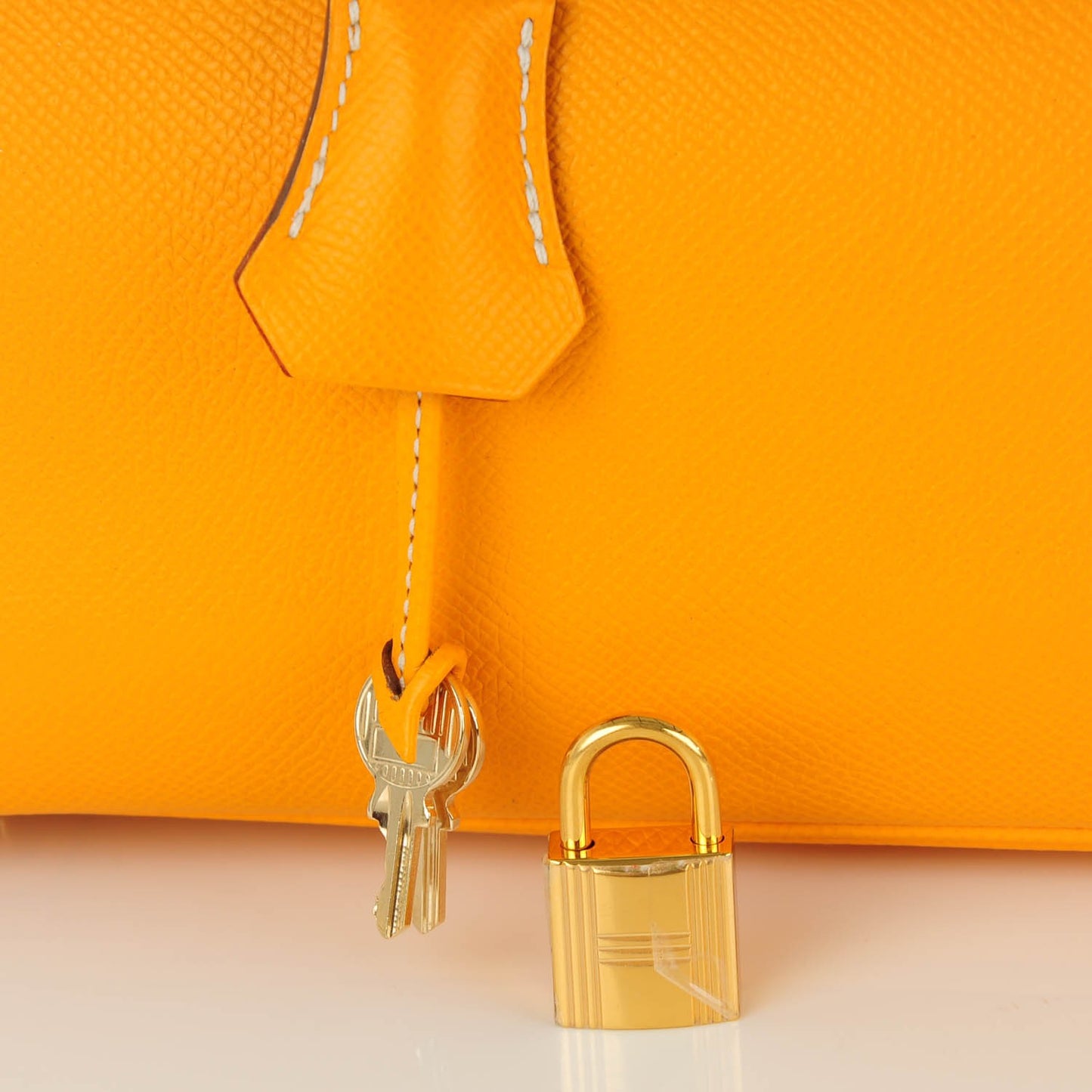 Epsom Candy Birkin 35 Jaune D'Or Feu