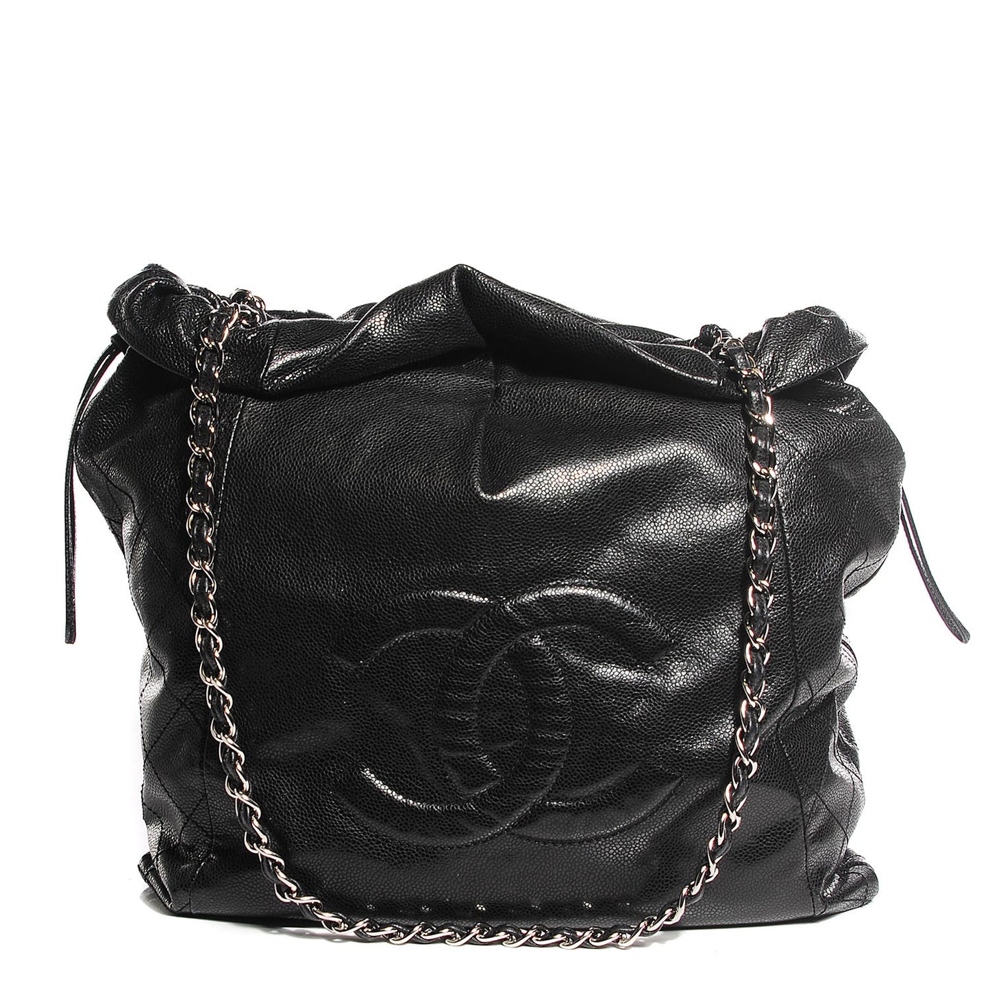 Caviar 31 Drawstring Tote Black