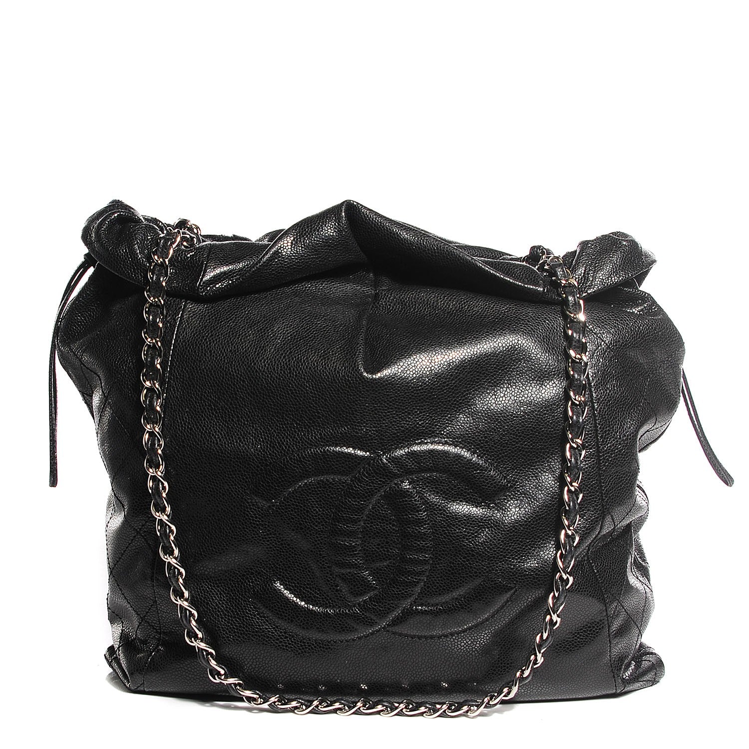 Chanel Caviar 31 Drawstring Tote Black 1 of 7