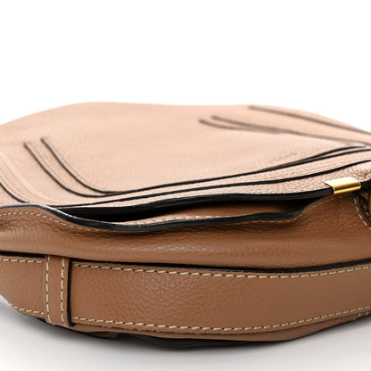 Chloe Calfskin Medium Marcie Round Crossbody Bag Nut 9 of 12