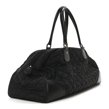 Chanel Calfskin Nylon Paris New York Duffel Bag Black 3 of 10