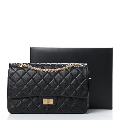 Chanel Aged Calfskin Quilted 2.55 Reissue 227 Flap Black 13 of 14