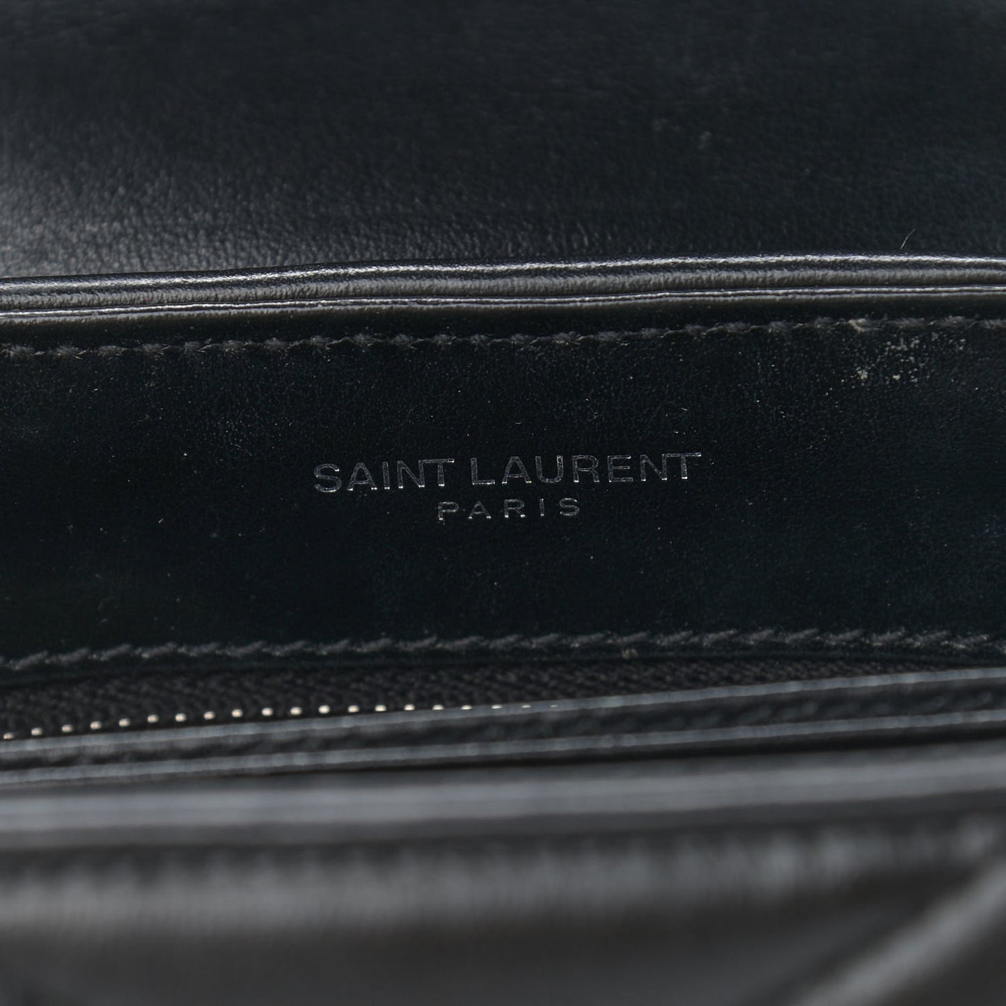 Calfskin Y Quilted Monogram Toy Loulou Crossbody Bag Black