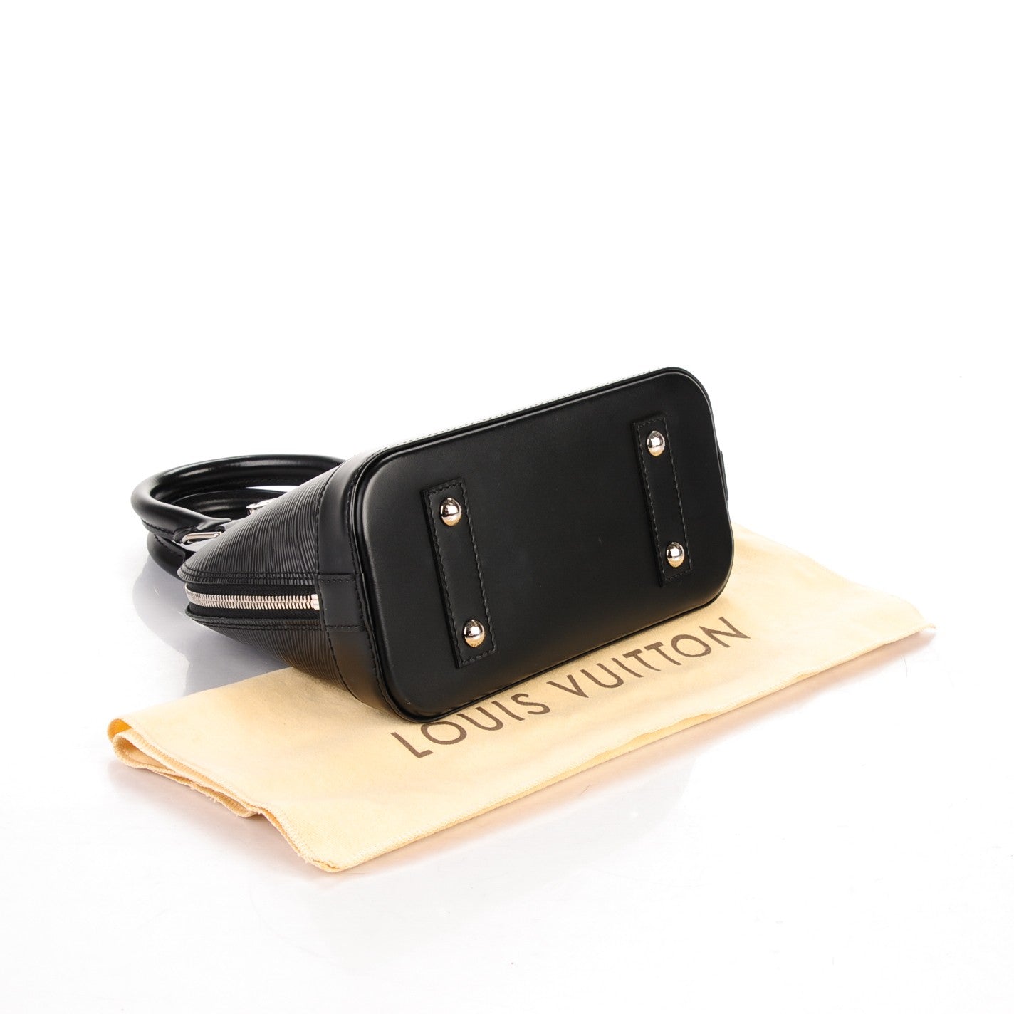 Louis Vuitton Epi Alma BB Black 4 of 8