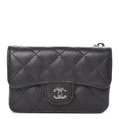 Chanel Caviar Quilted Coin Purse Black 1 of 11