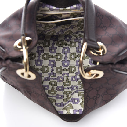 Gucci Nylon Monogram Hobo Brown 5 of 10