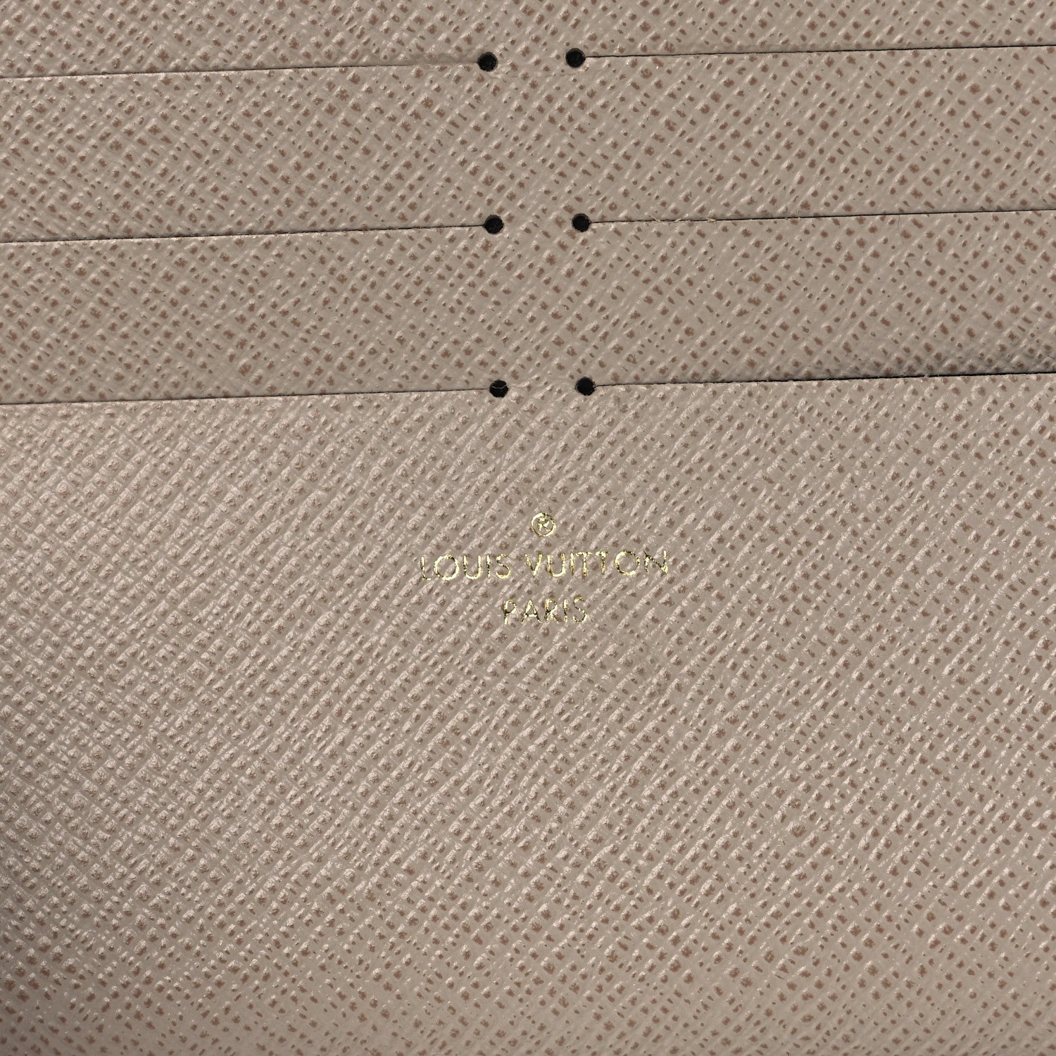 Louis Vuitton Calfskin Felicie Chain Wallet Card Holder Insert Galet 6 of 6