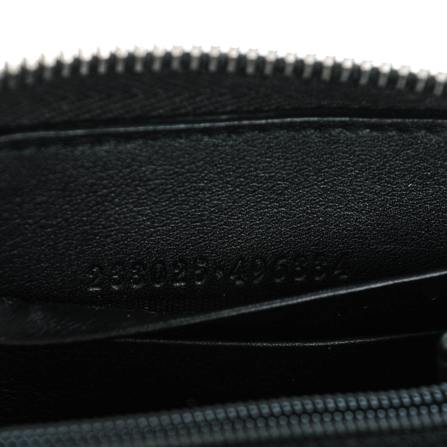 Gucci Guccissima Large Twins Zip Around Wallet Black 7 of 10
