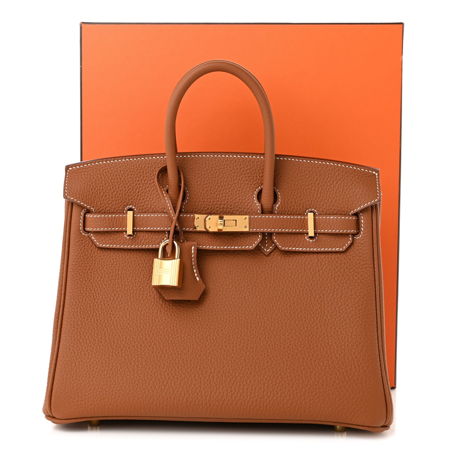 Togo Birkin 25 Gold