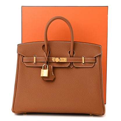 Hermes Togo Birkin 25 Gold 11 of 11