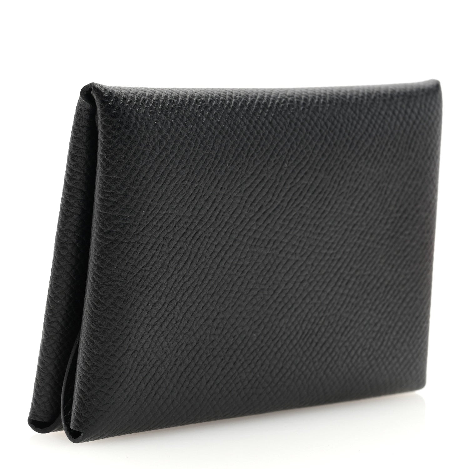 Hermes Epsom Calvi Duo Card Case Black 3 of 8