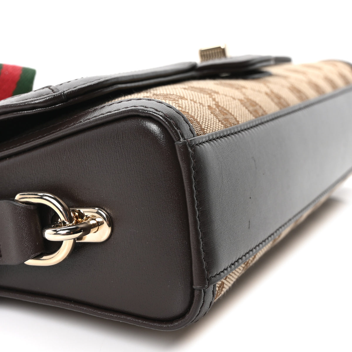 Gucci GG Monogram Small Luce Shoulder Bag Beige Ebony 9 of 10