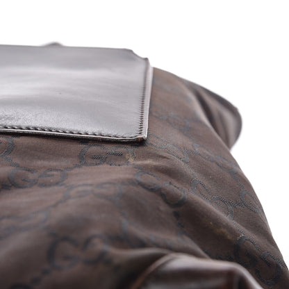 Gucci Nylon Monogram Tote Brown 15 of 17