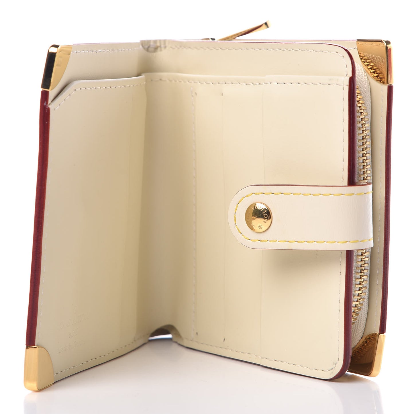 Suhali Compact Zipped Wallet White