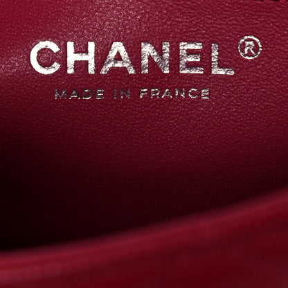 Chanel Caviar Quilted Mini Rectangular Flap Dark Pink 6 of 11