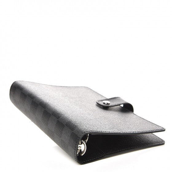Damier Graphite Medium Ring Agenda Cover