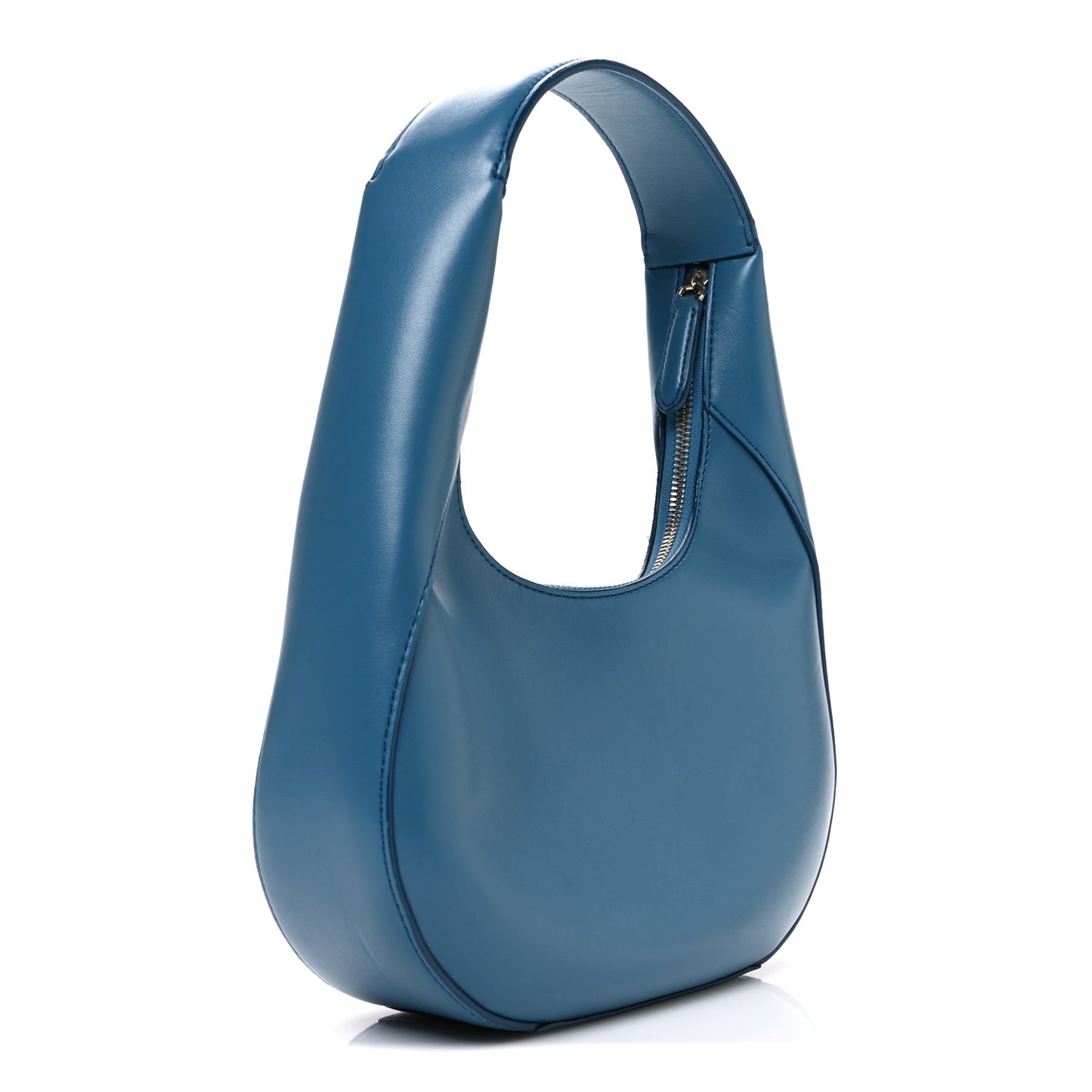 Eco Alter Nappa Perforated Logo Small Hobo Teal