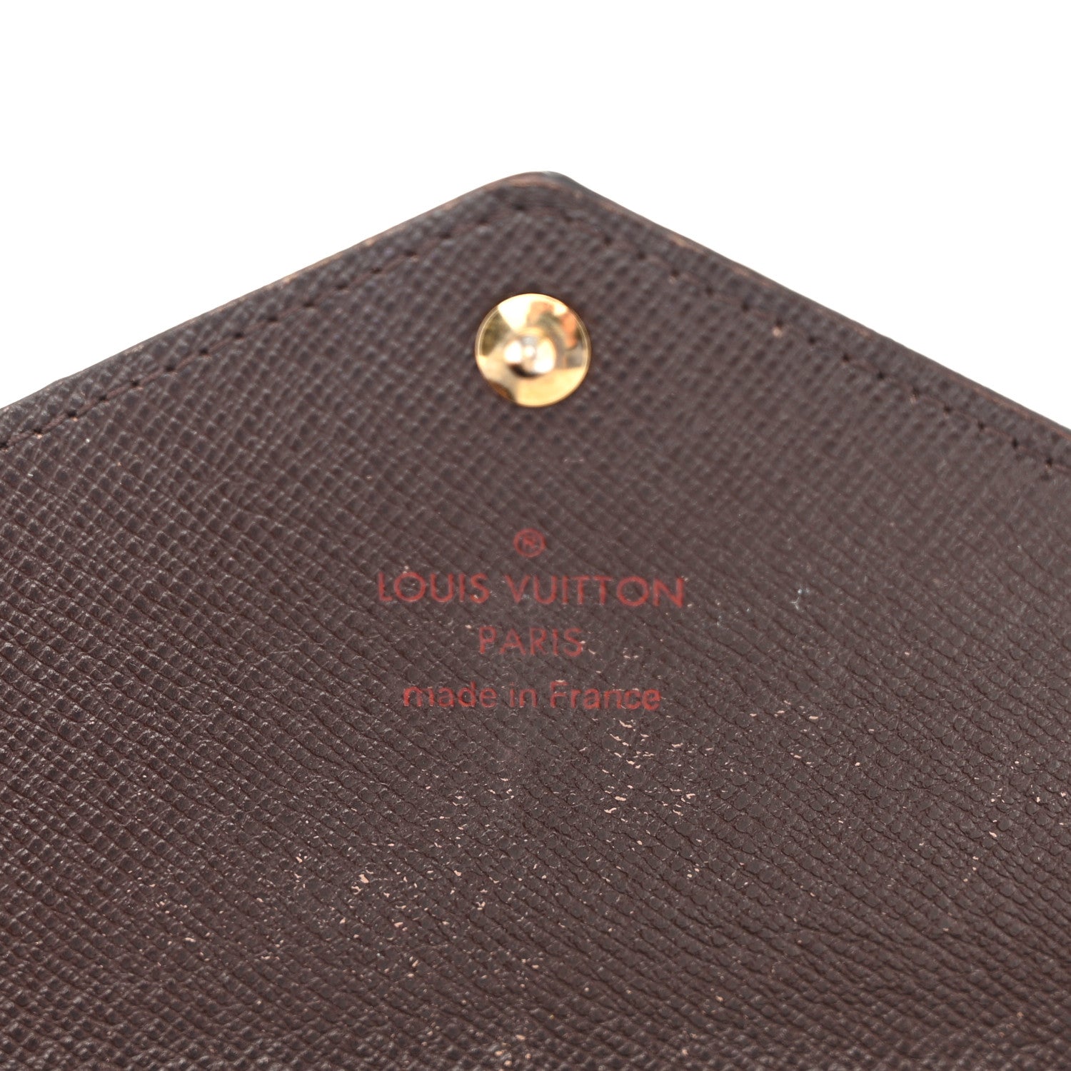 Louis Vuitton Damier Ebene Long Origami Wallet 8 of 11