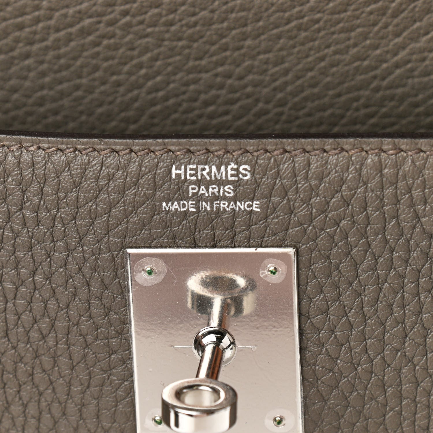 Hermes Taurillon Clemence Kelly Retourne 28 Etain 5 of 14