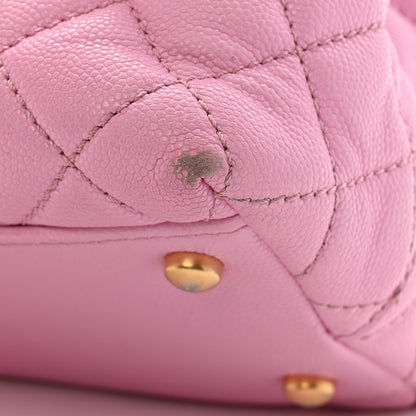 Chanel Caviar Quilted Small Coco Chain Handle Flap Lilac 11 of 16