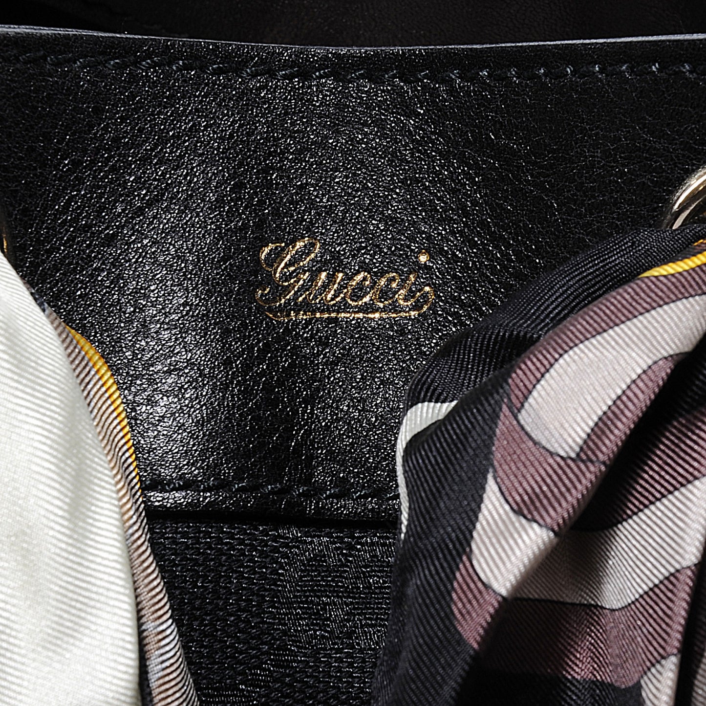 Monogram Large Positano Tote Black