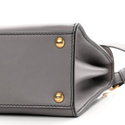 Christian Dior Calfskin Dioraddict Top Handle Iron Grey 8 of 8