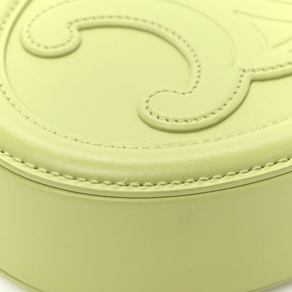 Celine Smooth Calfskin Cuir Small Triomphe Oval Purse Crossbody Light Jade 10 of 13