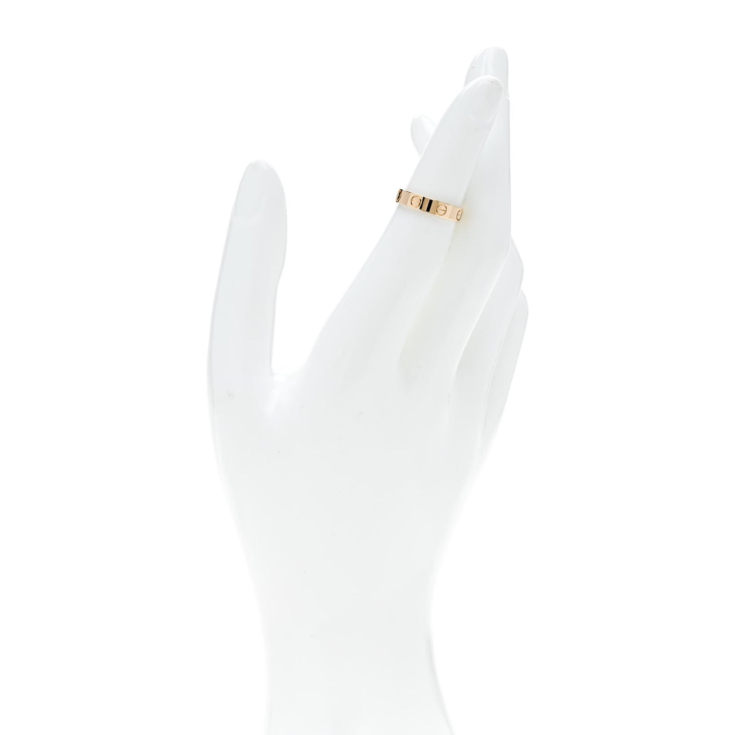 18K Yellow Gold 3.5mm LOVE Wedding Band Ring 47 4