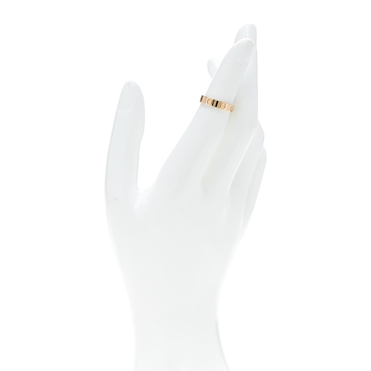 Cartier 18K Yellow Gold 3.5mm LOVE Wedding Band Ring 47 4 2 of 4