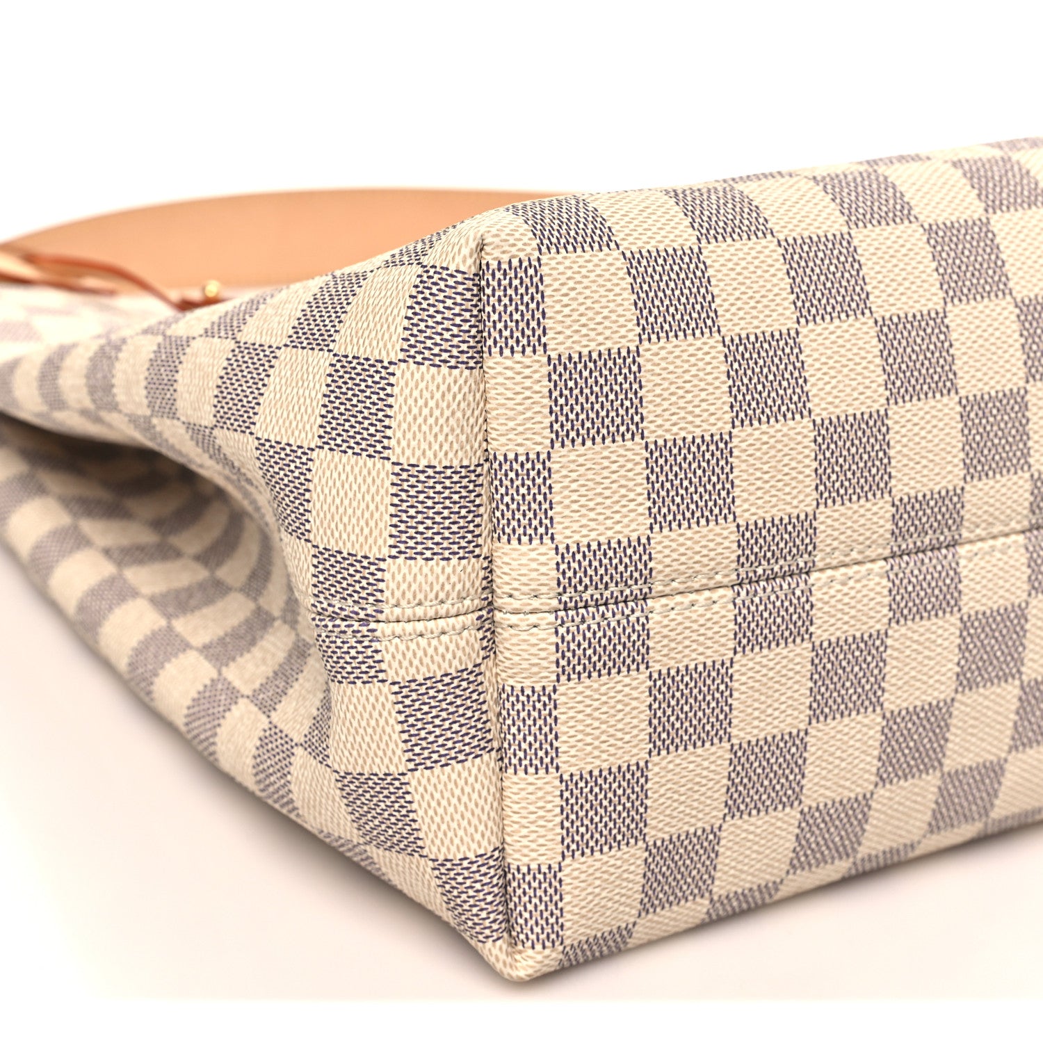Louis Vuitton Damier Azur Graceful MM Rose Ballerine 8 of 9