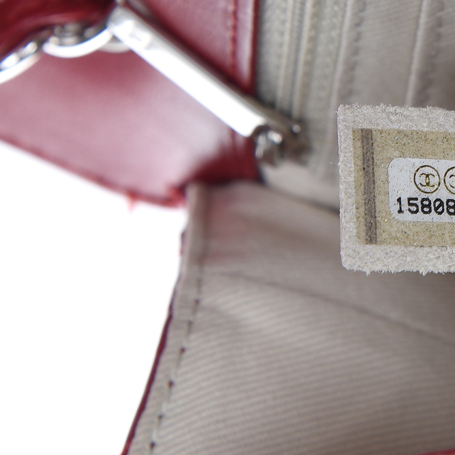 Chanel Calfskin Quilted In The Business Flap Dark Red 7 of 12