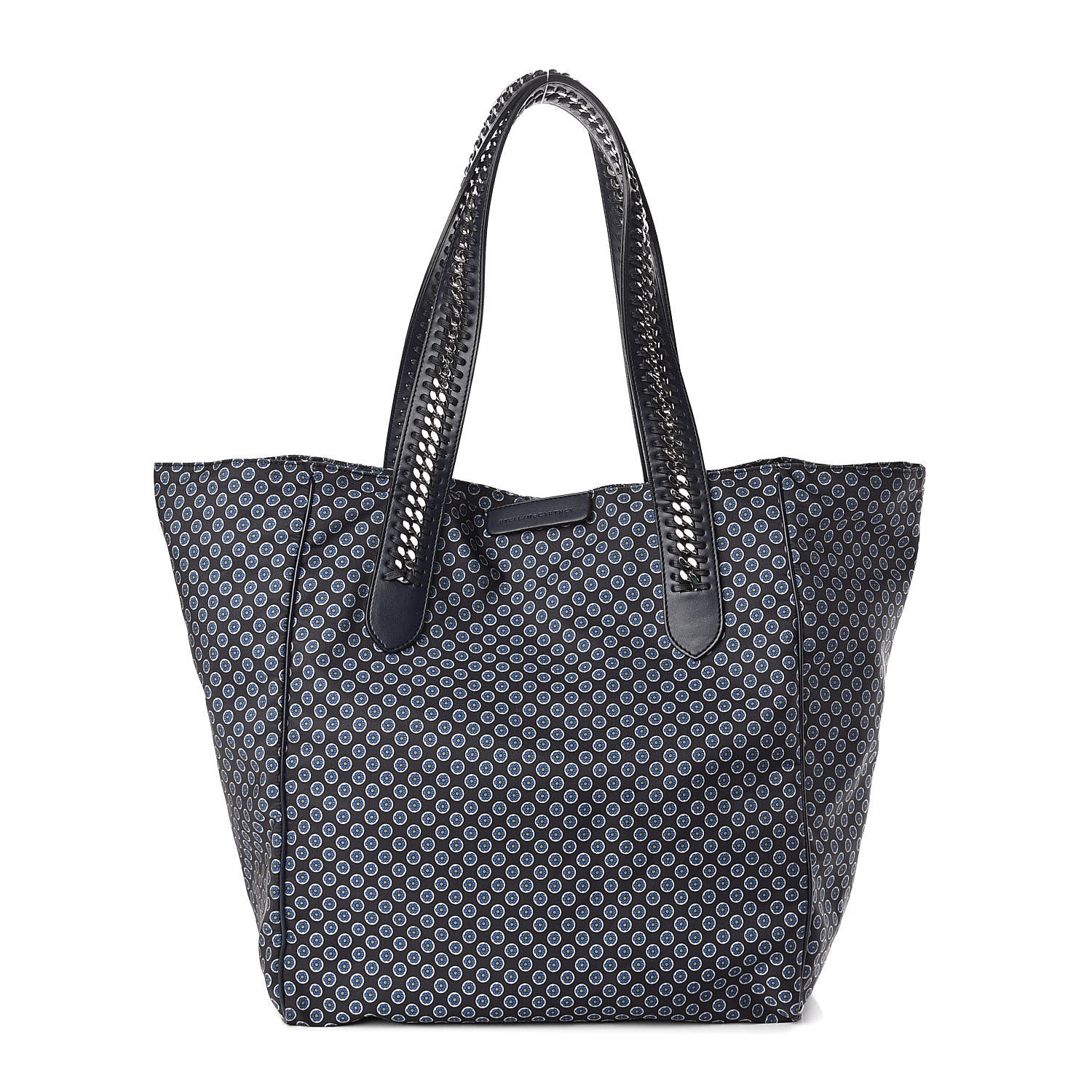 Stella McCartney Nylon Go Flower Print Falabella Tote Blue 1 of 9