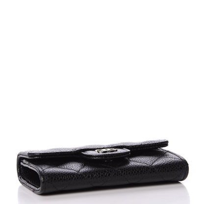 Chanel Caviar Quilted Flap Card Holder Black 3 of 11