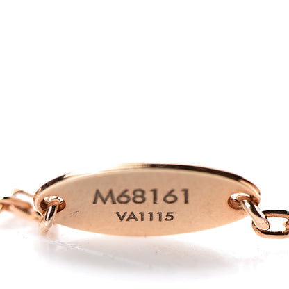 Louis Vuitton Swarovski Crystal V Heart Strass Bracelet 6 of 6
