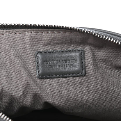 Bottega Veneta Nappa Intrecciato Flat Zip Biletto Pouch Light Grey 6 of 8