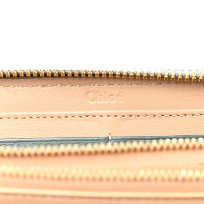 Chloe Grained Calfskin Alphabet Long Zip Around Wallet Cloudy Blue 6 of 8