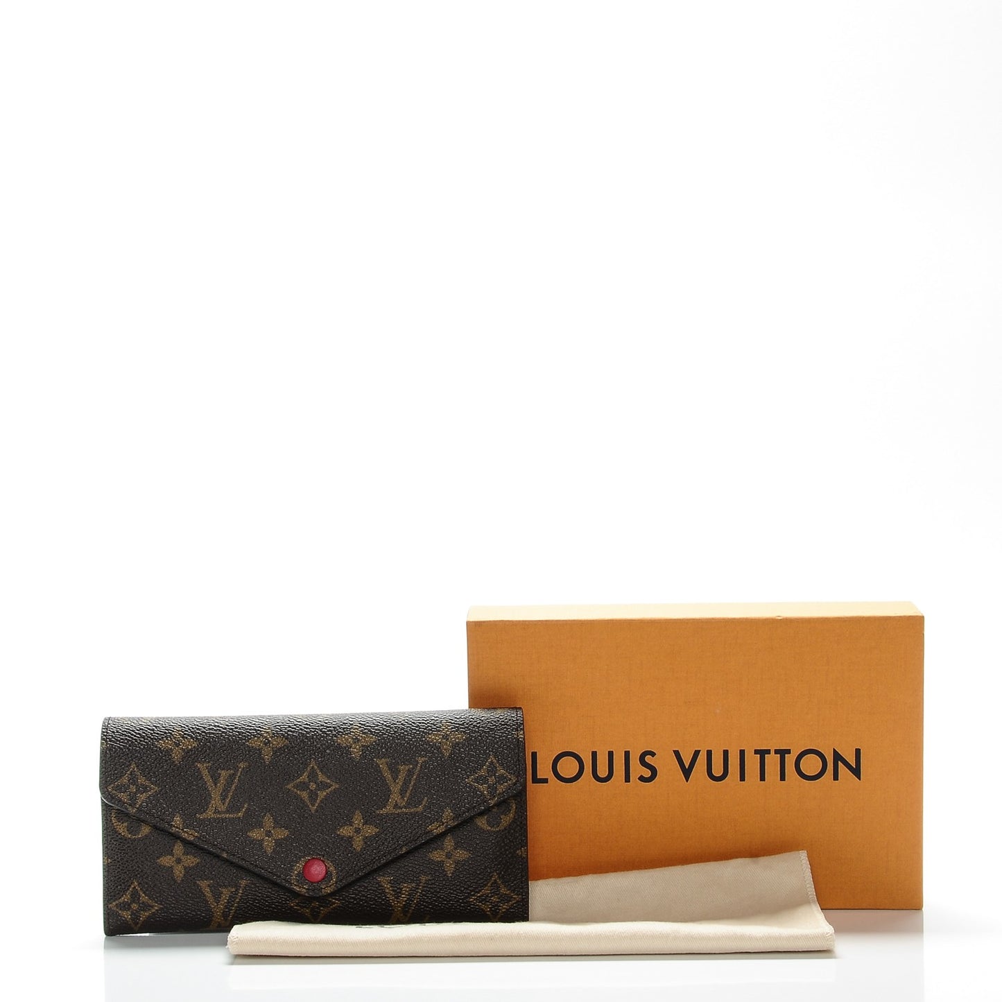 Monogram Josephine Wallet Fuchsia