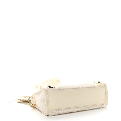Balenciaga Shearling Nappa Gold Metallic Edge Hardware Mini City Cream 4 of 9