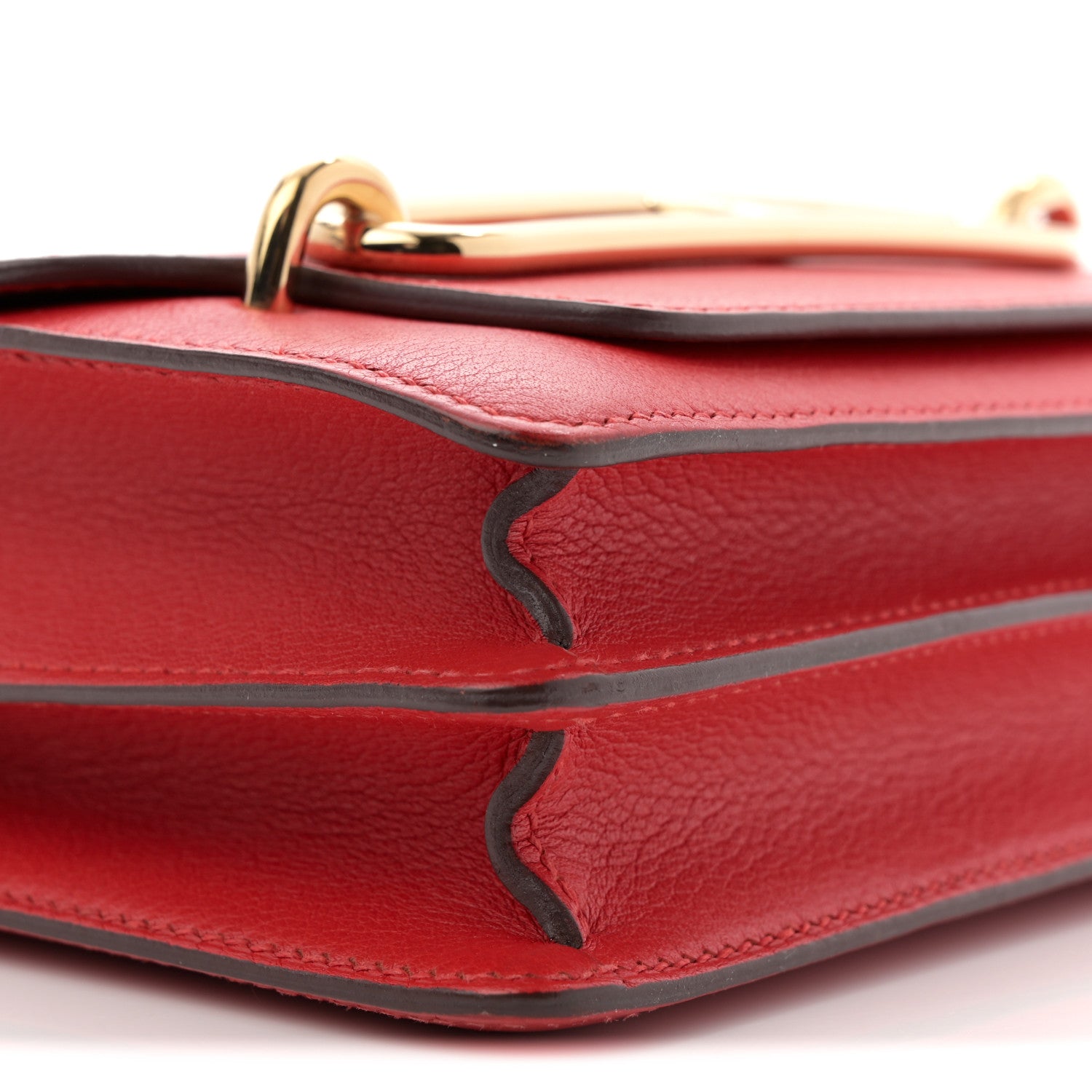 Hermes Evercolor Mini Sac Roulis Rouge Casaque 9 of 11