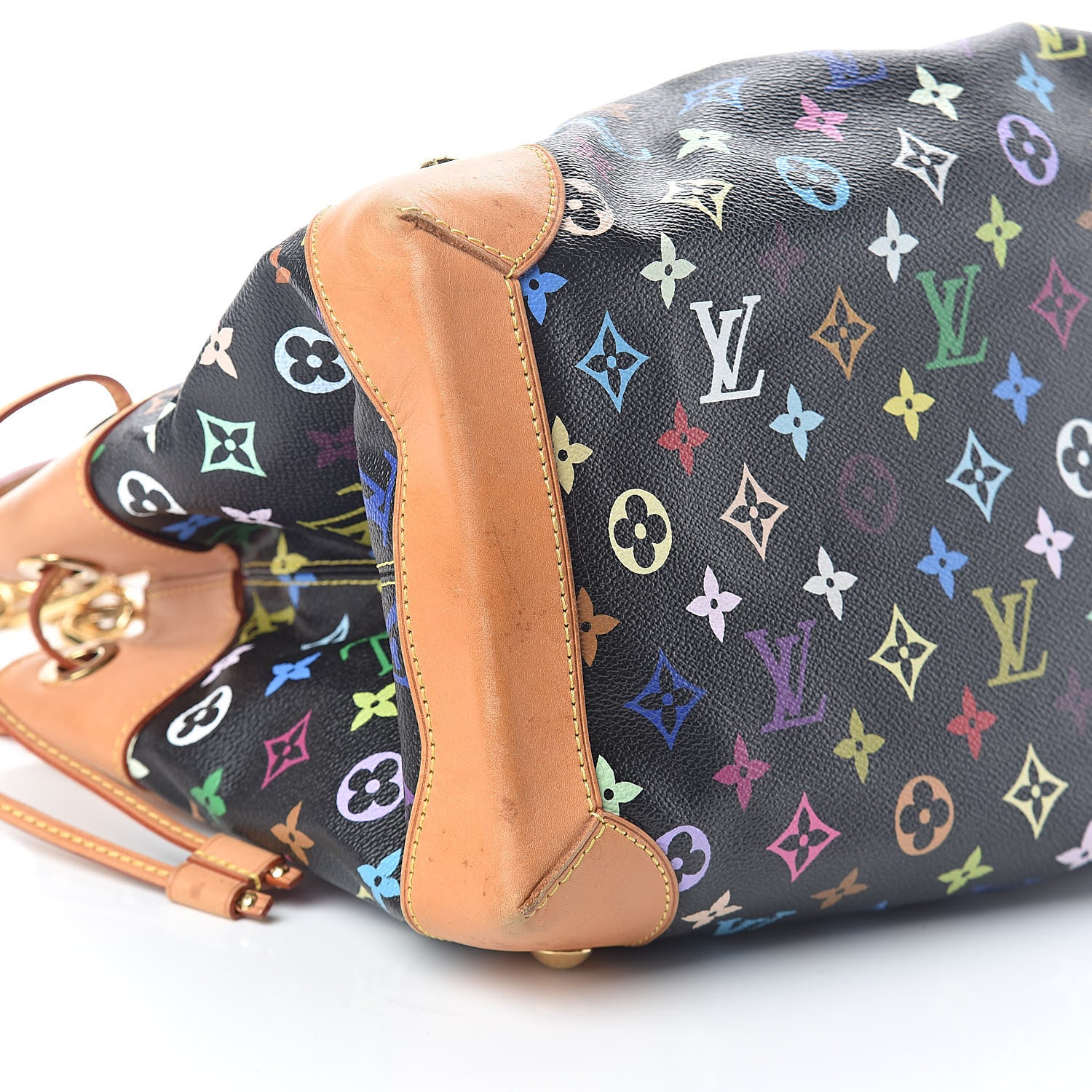 Louis Vuitton Monogram Multicolor Ursula Black 9 of 10